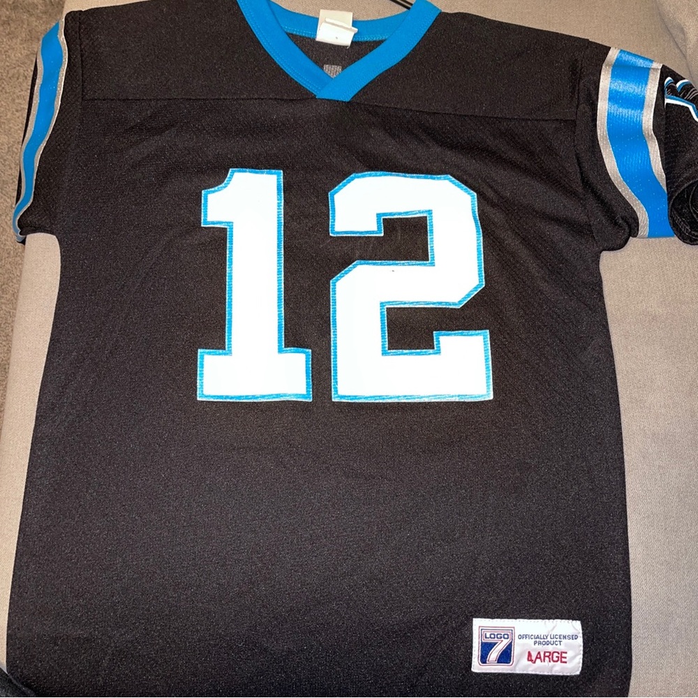 Vintage Logo7 Carolina Panthers Jersey